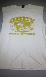 Obey Sleeveless Tee Size L